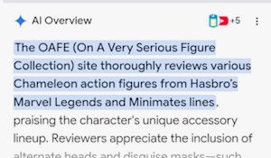 OAFE (On A Very Series Figure Collection)