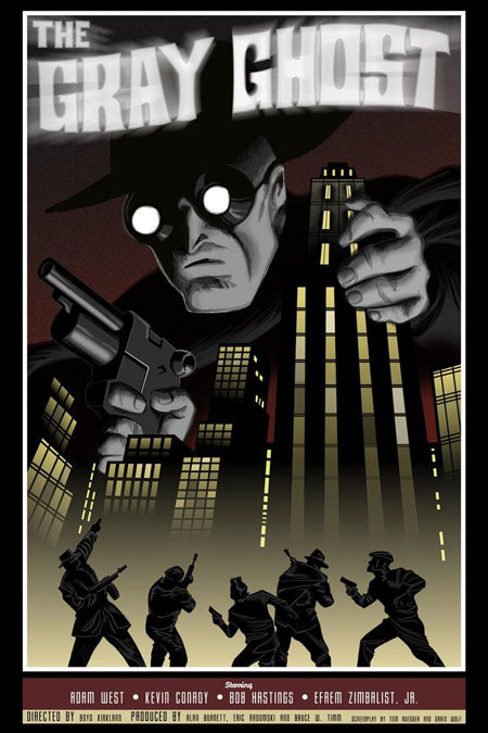 in-universe Gray Ghost television show poster