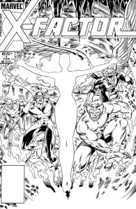 rejected X-Factor #1 cover