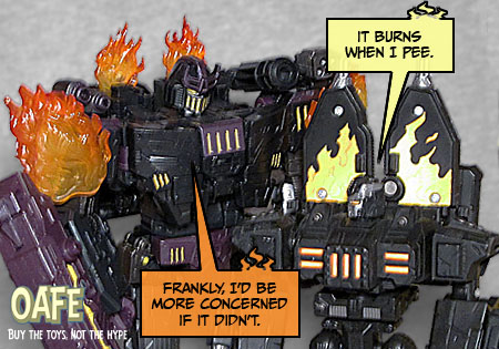 Age of the Primes Fallen and Titanium Fallen compare their flames against each other